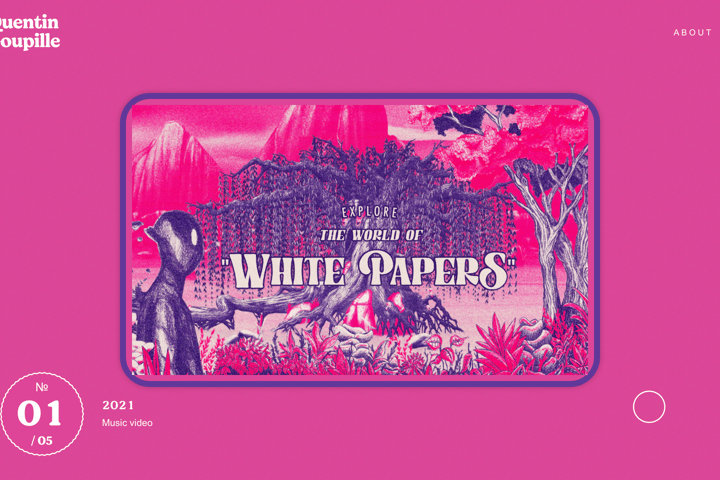 Quentin Goupille website preview